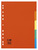 Divider A4 / 5 parts, coloured carton