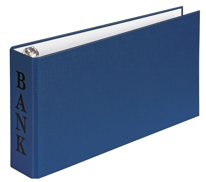 Bank File A6 Blue
