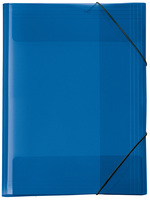 Document Wallet Crystal A4  Blue