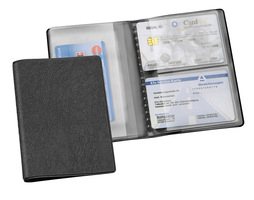 ID Card Briefcase Silver Black