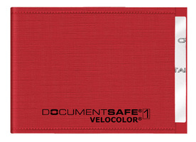 Card Holder Document Safe®1 VELOCOLOR® for 1 Card Light Red