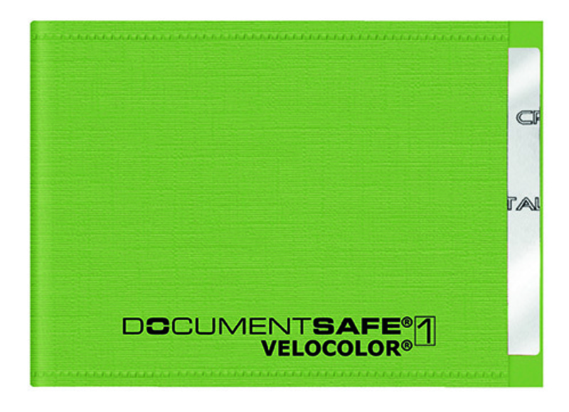Card Holder Document Safe®1 VELOCOLOR® for 1 Card Light Green