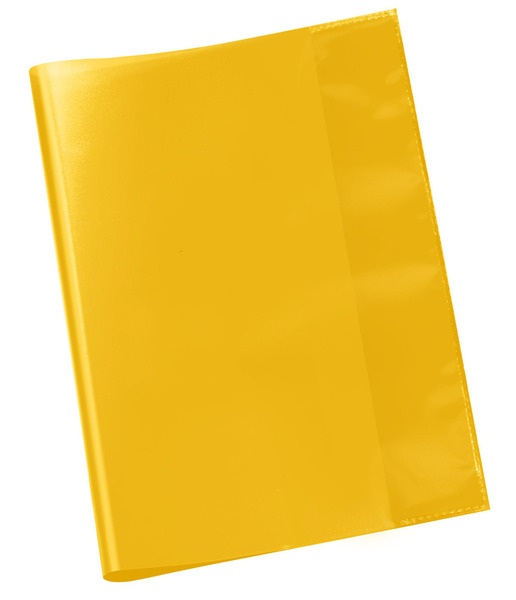 Exercise Book Covers A5 PP transparent yellow
