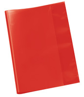 Exercise Book Covers A5 PP transparent red