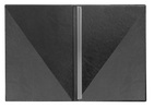 Folder De Luxe Exquisit A4 Black - open