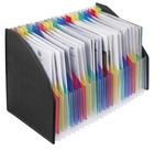 Expanding Magazine Holder A4 coloured subdivisions - 