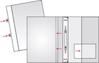 Folder VELOFORM® A4 White - Detailed View