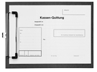 Clipboard A5 Black - this single board can be used as landscape format too